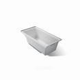 thumbnail image 1 of Kohler 1121-R-95 60 x 30 in. Underscore Alcove Right Bath Drain - Ice Gray, 1 of 3