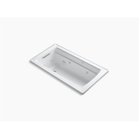 Kohler 60 x 32 in. Archer Drop-In Whirlpool Bath Tube - White