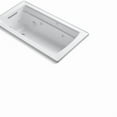 thumbnail image 1 of Kohler 1122-H-0 60 x 32 in. Archer Drop-In Whirlpool Bath with Heater - White, 1 of 3