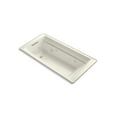 thumbnail image 1 of Kohler 1124-96 72 x 36 in. Archer Drop-In Whirlpool Bath - Biscuit, 1 of 5