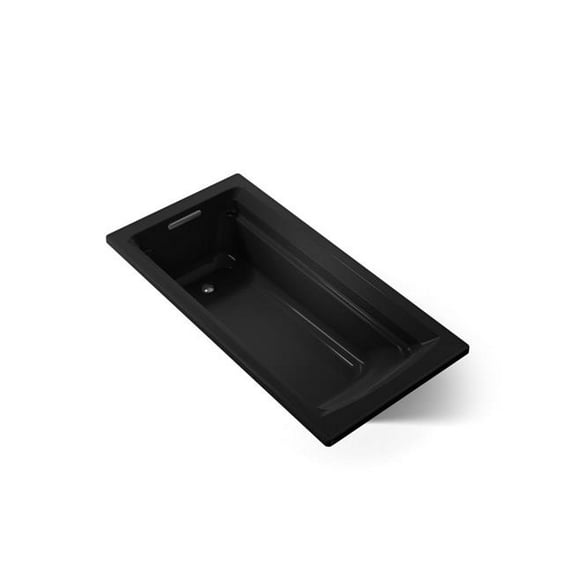 Kohler 1125-7 72 x 36 in. Archer Drop-In Bath - Black
