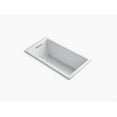 thumbnail image 1 of Kohler K-1130-0 White Underscore 60 x 32 x 21 Drop-In Bathtub, 1 of 3