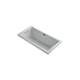 thumbnail image 1 of Kohler 1167-GH-95 60 x 30 in. Underscore Drop-In Heated Bubblemassage Air Bath - Ice Gray, 1 of 7