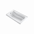 thumbnail image 1 of Kohler 1224-LW-0 66 x 36 in. Mariposa Alcove Whirlpool Bath with Bask Heated Left Surface Drain - White, 1 of 4