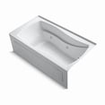 thumbnail image 1 of Kohler 1224-RAW-0 66 x 36 in. Mariposa Alcove Whirlpool Bath with Bask Heated Right Surface Drain - White, 1 of 4