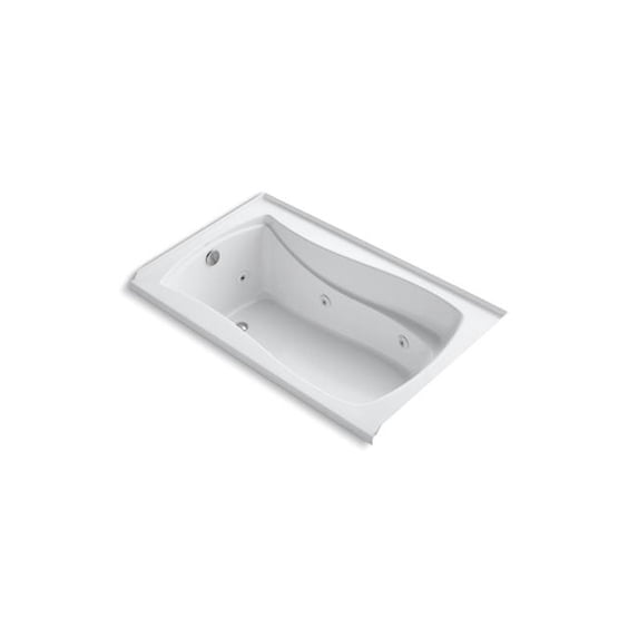 Kohler 1239-L-0 60 x 36 in. Mariposa Alcove Whirlpool with Left Drain - White