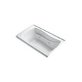 thumbnail image 1 of Kohler 1239-R-0 60 x 36 in. Mariposa Alcove Whirlpool Right Drain - White, 1 of 3