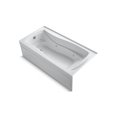 thumbnail image 1 of Kohler 1257-LAW-0 72 x 36 in. Mariposa Alcove Whirlpool Bath with Bask Heated Left Surface Drain - White, 1 of 4