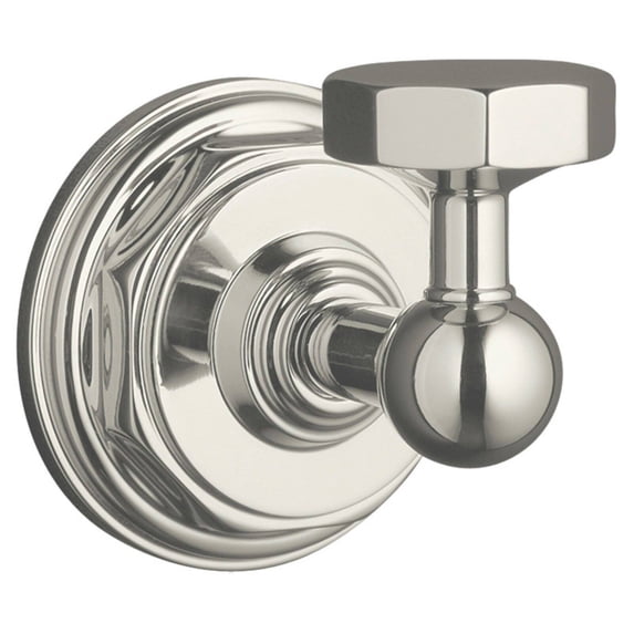 Kohler K-13113-SN Pinstripe Polished Nickel Robe Hook