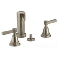 thumbnail image 1 of Kohler K-13142-4A-BV Pinstripe Brushed Bronze Widespread Bidet Faucet, 1 of 2