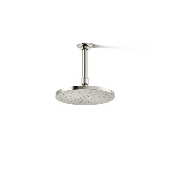 Kohler 13688-G-SN 8 in. Round Single Function Rain Head, 1.75 GPM - Vibrant Polished Nickel