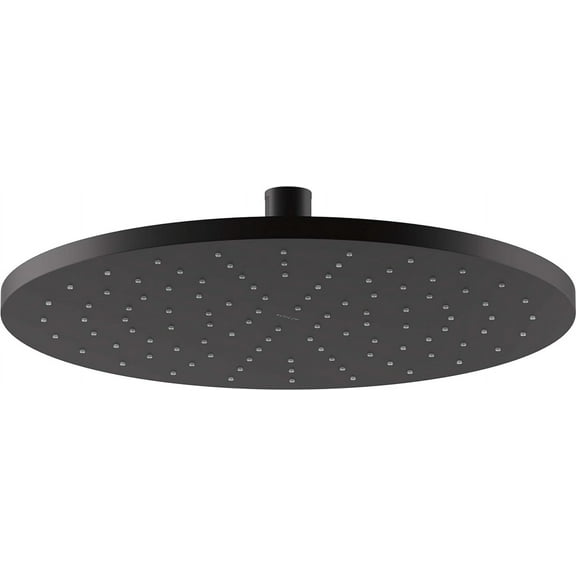 Kohler K-13690 Contemporary 12" 2.5 GPM Single Function Rain Shower Head - Black