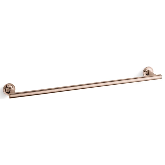 Kohler K-14436 Purist 24" Towel Bar - Rose Gold