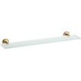 thumbnail image 1 of Kohler K-14440 Purist 22-1/2" Brass And Tempered Glass Bathroom Shelf - Vibrant Brushed, 1 of 7
