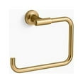 thumbnail image 1 of Kohler K-14441-2MB Purist Towel Ring, Vibrant Brushed Moderne Brass, 1 of 4
