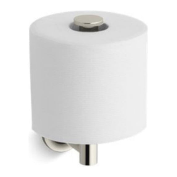 Kohler K-14444 Purist Wall Mounted Euro Toilet Paper Holder - Nickel
