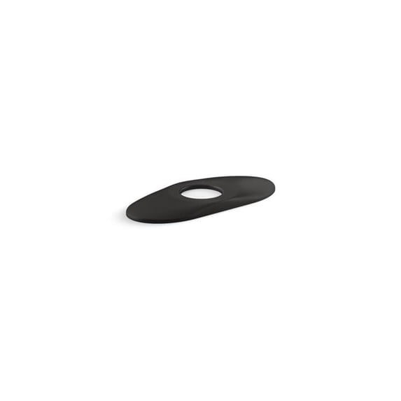 Kohler 14531-BL 6 in. Genuine OEM Escutcheon Plate - Matte Black