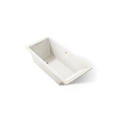 thumbnail image 1 of Kohler 1821-W1-96 66 x 32 in. Underscore Drop-In Bath with Bask Heated Surface - Biscuit, 1 of 4
