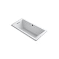 thumbnail image 1 of Kohler 1822-GH-0 66 x 32 in. Underscore Drop-In Heated Bubblemassage Air Bath - White, 1 of 7