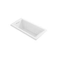 thumbnail image 1 of Kohler 1822-JH-0 66 x 32 in. Underscore Drop-In Heated Whirlpool Bath - White, 1 of 7