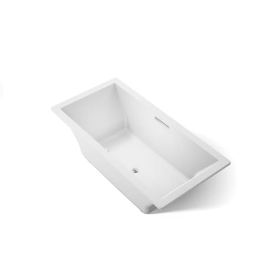 Kohler 1834-W1-0 72 x 36 in. Underscore Drop-In Bath with Bask Heated Surface - White