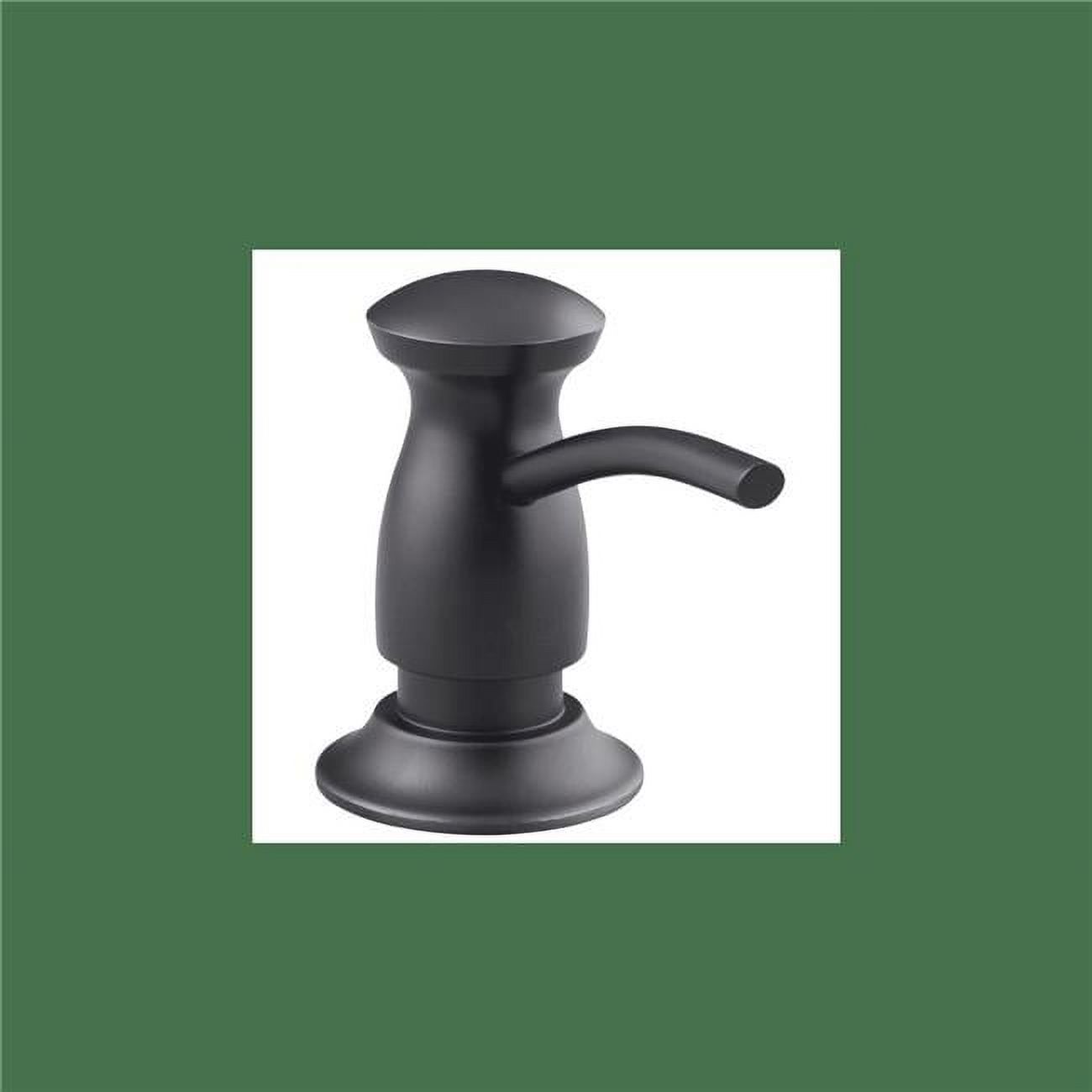 Kohler K1893BL 16 oz Transitional Soap & Lotion Dispenser, Matte Black