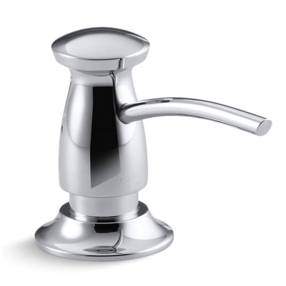 Kohler 1893-C-CP KOHLER K- Clam Shell-Packed Soap or Lotion Dispenser with Transitional Design, Polished Chrome