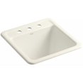 thumbnail image 1 of Kohler K-19022-3 Park Falls 21" Single Basin Undermount Or Drop In Cast Iron Utility Sink, 1 of 5