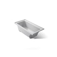 thumbnail image 1 of Kohler 1946-LW-95 60 x 30 in. Archer Alcove Bath with Bask Heated Left Surface Drain - Ice Gray, 1 of 4
