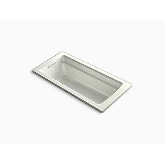 Kohler 66 x 32 in. Archer Drop-In Bath Tube with End Drain - Dune