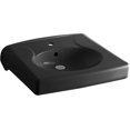 thumbnail image 1 of Kohler K-1997-1 Brenham 14-3/8" Wall Mounted Bathroom Sink - Black, 1 of 1
