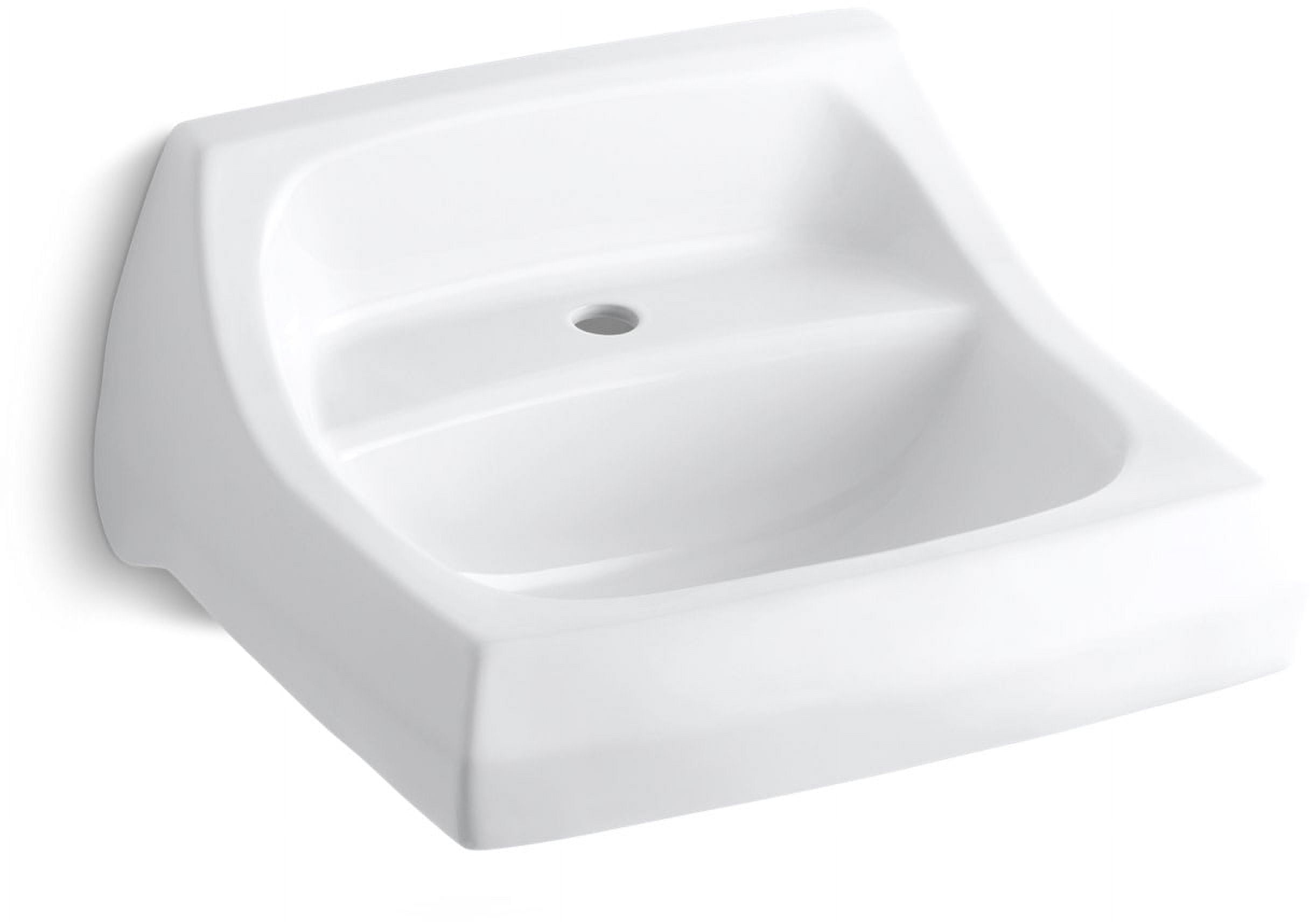 Kohler K-2007 Kingston 21" Wall Mounted Bathroom Sink - White