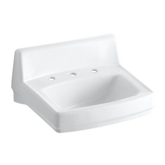 Greenwich Bathroom Sink,20.75"x18.25"x9.375",White K-2030-0