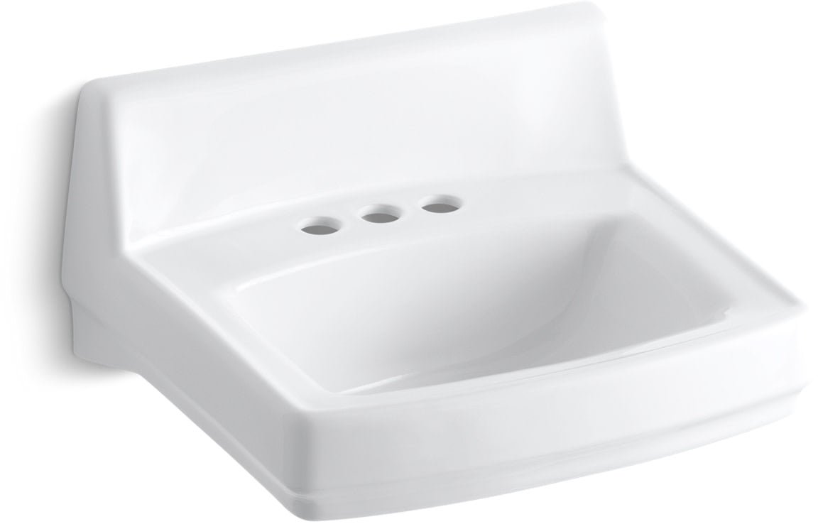 Kohler K2032 Greenwich 203/4" Wall Mounted Bathroom Sink White