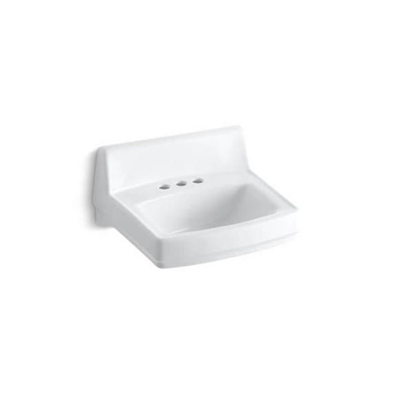 Kohler K-2032-N Greenwich 20-3/4" X 18-1/4" Wall-Mount Concealed Arm Carrier Bathroom Sink
