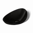 thumbnail image 1 of Kohler 20704-N-7 21 in. Oval Vessel Bathroom No Sink Overflow - Black, 1 of 4
