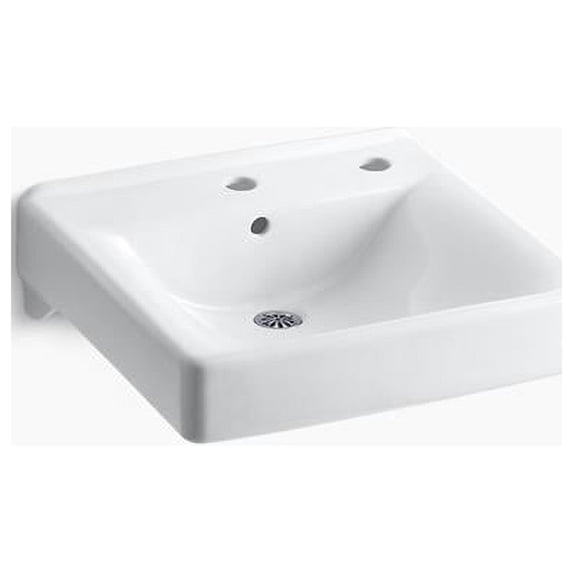 Kohler K-2084-R Soho 18" Wall Mounted Bathroom Sink - White