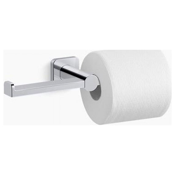 Kohler K-21897 Parallel Wall Mounted Spring Bar Toilet Paper Holder - Chrome