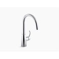 thumbnail image 1 of Kohler K-22034 Simplice 1.5 GPM Single Hole Bar Faucet - Chrome, 1 of 7