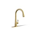 thumbnail image 1 of Kohler 22036-2MB Simplice Touchless Pull Down Kitchen Faucet, Kitchen Sink Faucet with Pull Down Sprayer, Vibrant Brushed Moderne Brass, 1 of 7