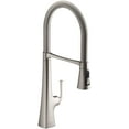 thumbnail image 1 of Kohler K-22060 Graze 1.5 GPM Single Hole Pre-Rinse Pull Down Kitchen Faucet - Vibrant, 1 of 7
