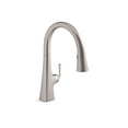thumbnail image 1 of Kohler 22068-VS Graze Kitchen Sink Faucet, Vibrant Stainless, 1 of 7