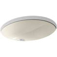thumbnail image 1 of Kohler K-2210 Caxton 19-1/4" Undermount Bathroom Sink - Almond, 1 of 3