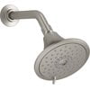 thumbnail image 1 of Kohler K-22169 Forte 2.5 GPM Multi Function Shower Head - Nickel, 1 of 6