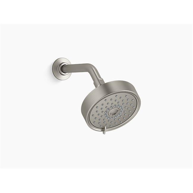 Purist 5.5" Vibrant Brushed Nickel Multifunction Showerhead with Three Sprays