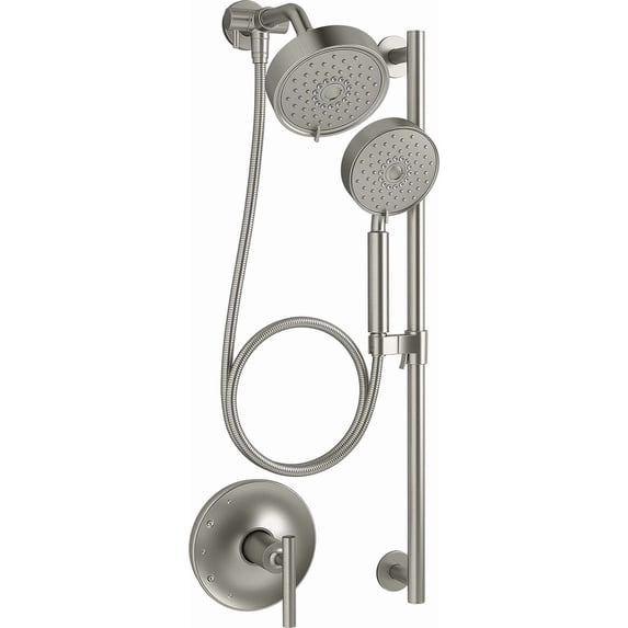 Kohler K-22181-BN 2.5Gpm Purist Essentials Showering Package, Vibrant Brushed Nickel