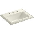 thumbnail image 1 of kohler k-2241-8-96 memoirs self-rimming bathroom sink, biscuit, 1 of 7