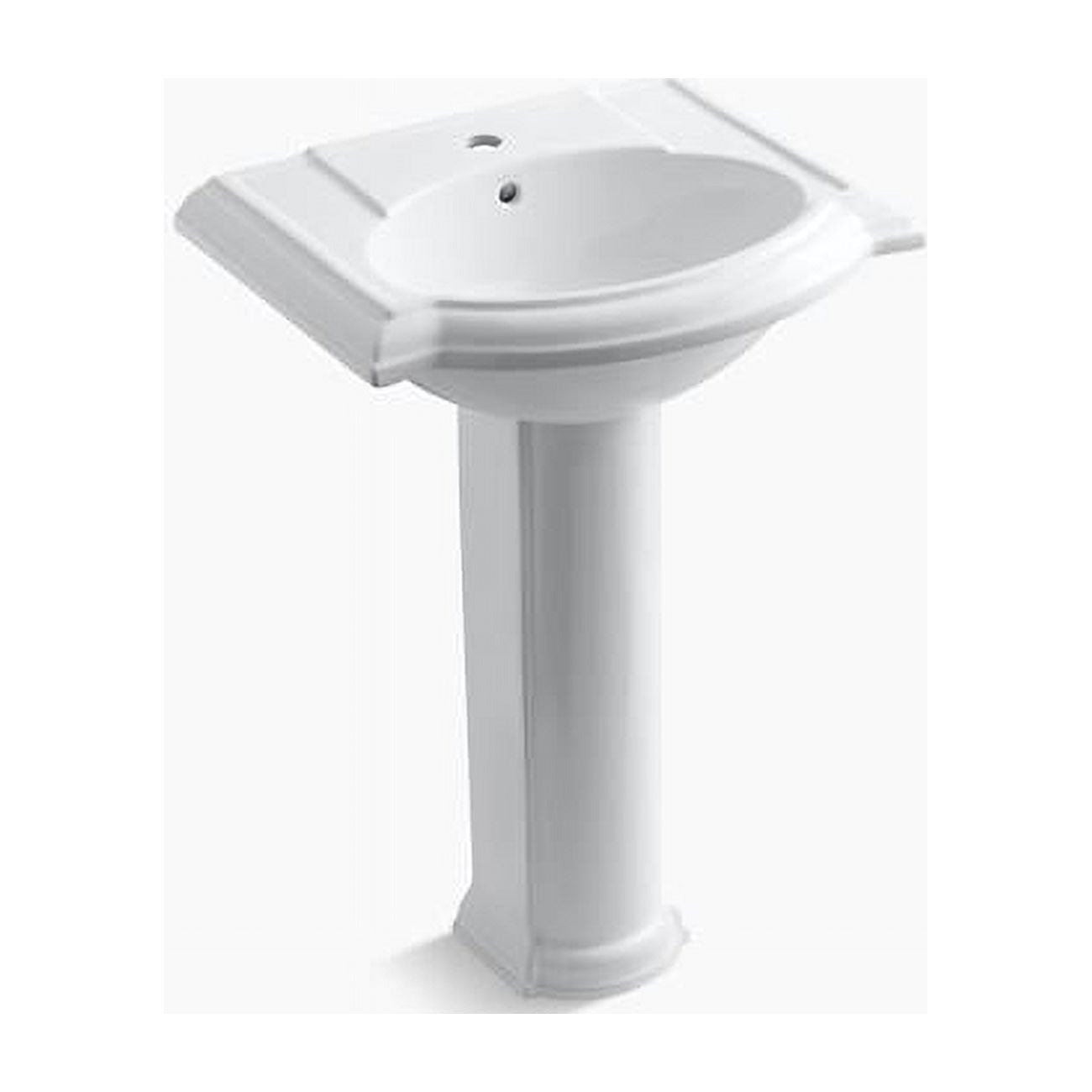 Kohler K228610 24 in. Devonshire Pedestal Bathroom Sink with Single