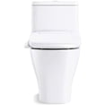 thumbnail image 1 of Kohler K-23188-0 Reach 0.8 / 1.28 Gpf Dual Flush One Piece Elongated Toilet - White, 1 of 4
