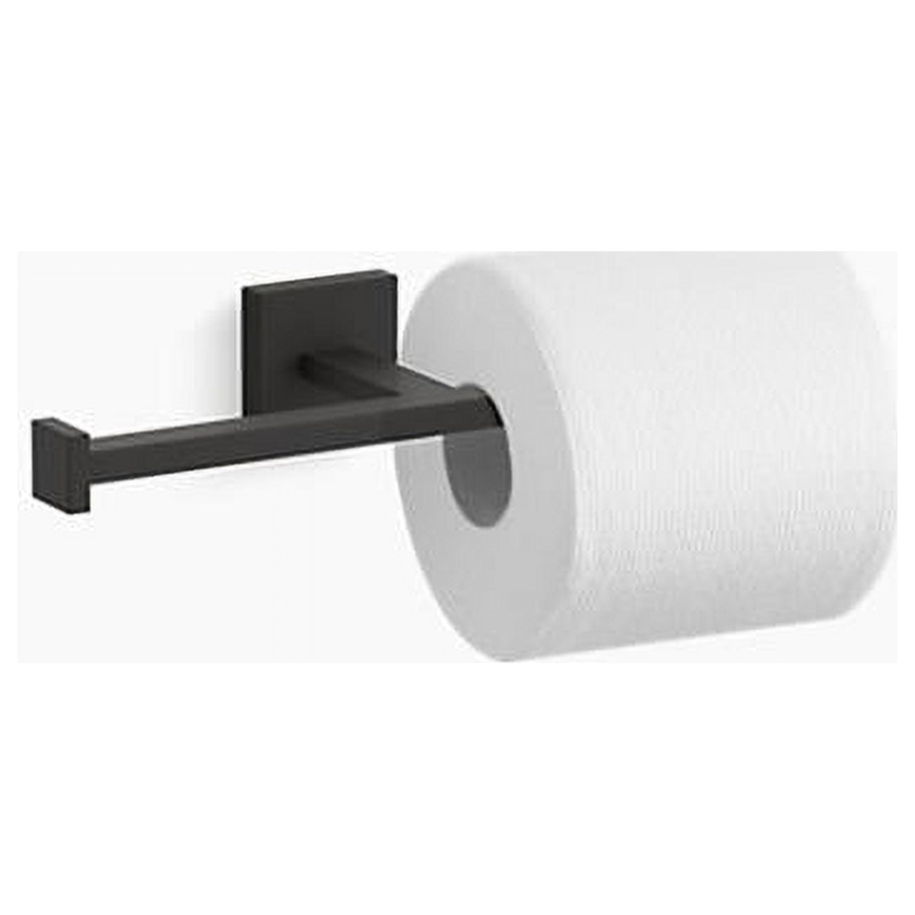 Kohler K23288BL Square Double Toilet Paper Holder Matte Black